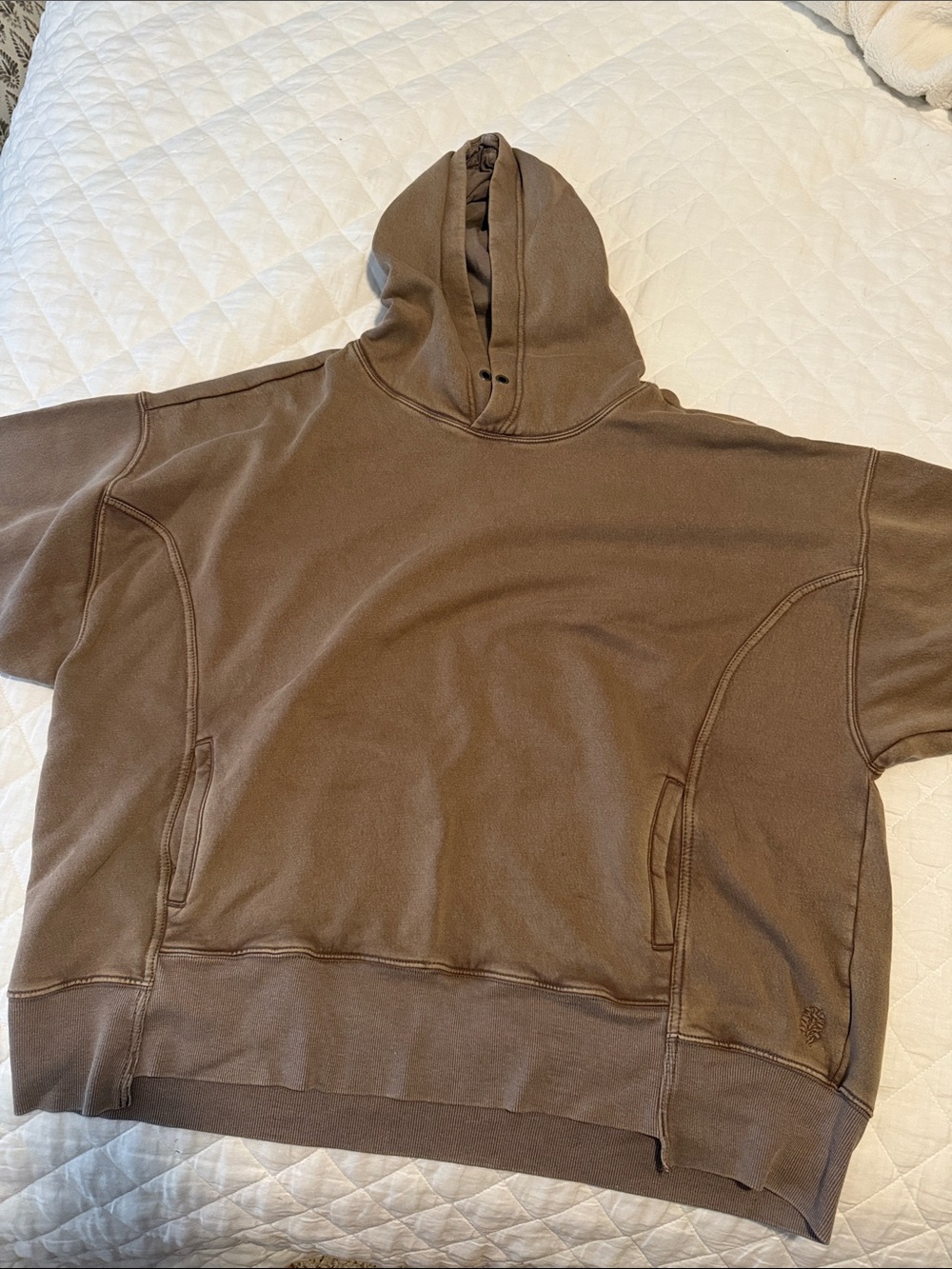FP Movement by Free People Chocolate Brown Hooded Pullover